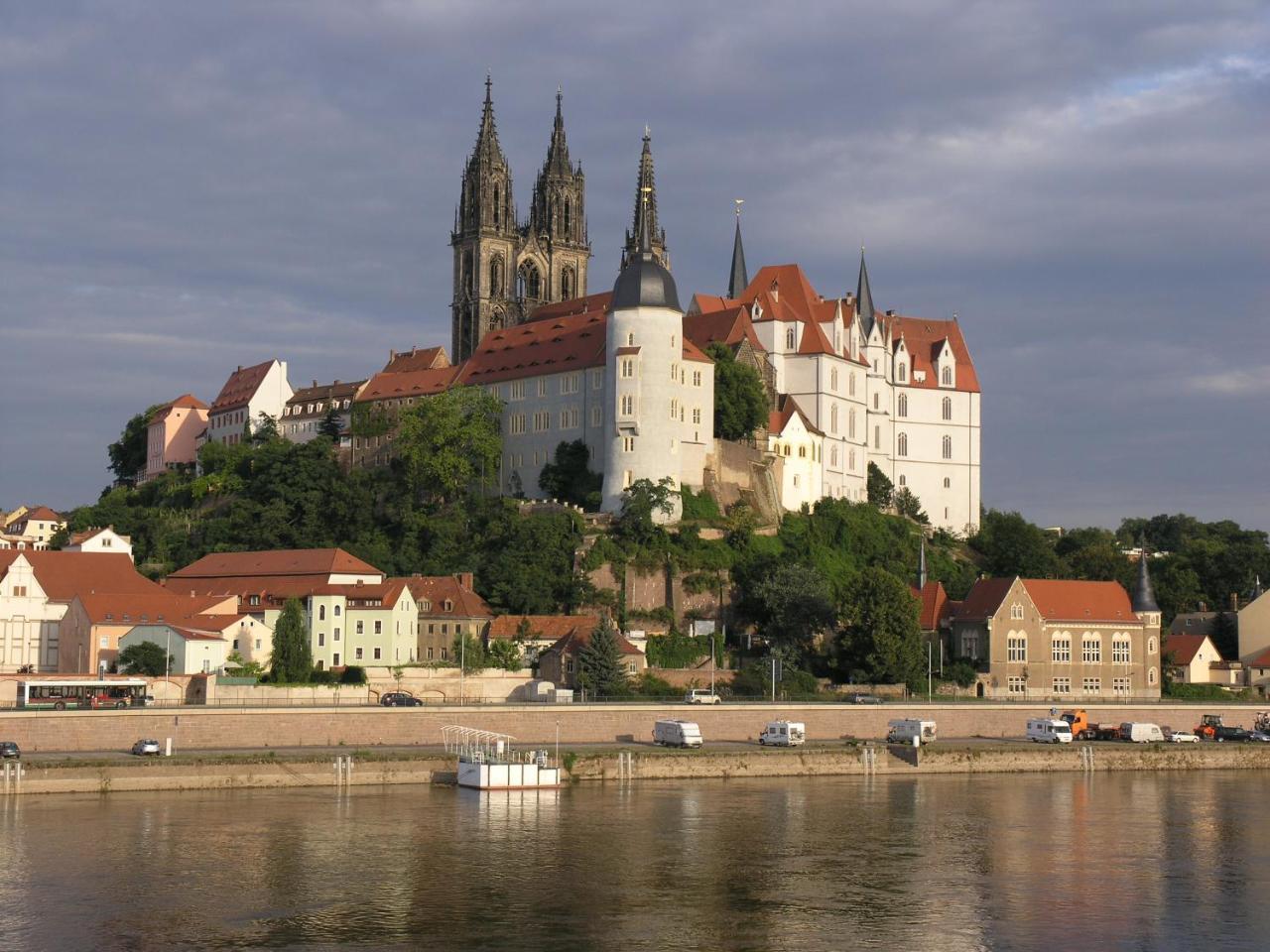Pension Triebischtal Meißen Esterno foto